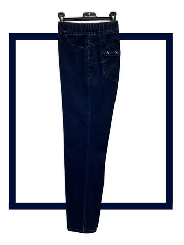 ART. 13806- pantalone jeans donna strass 13806 - Fratelli Parenti